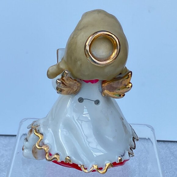 Geo Z Lefton Christmas Angel Choir Girl with Puppy Bell - Picture 8 of 13